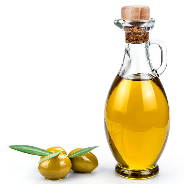 Huile d'olive extra vierge et olives